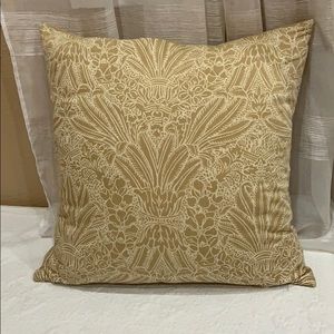 Beige & White Decorative Pillow